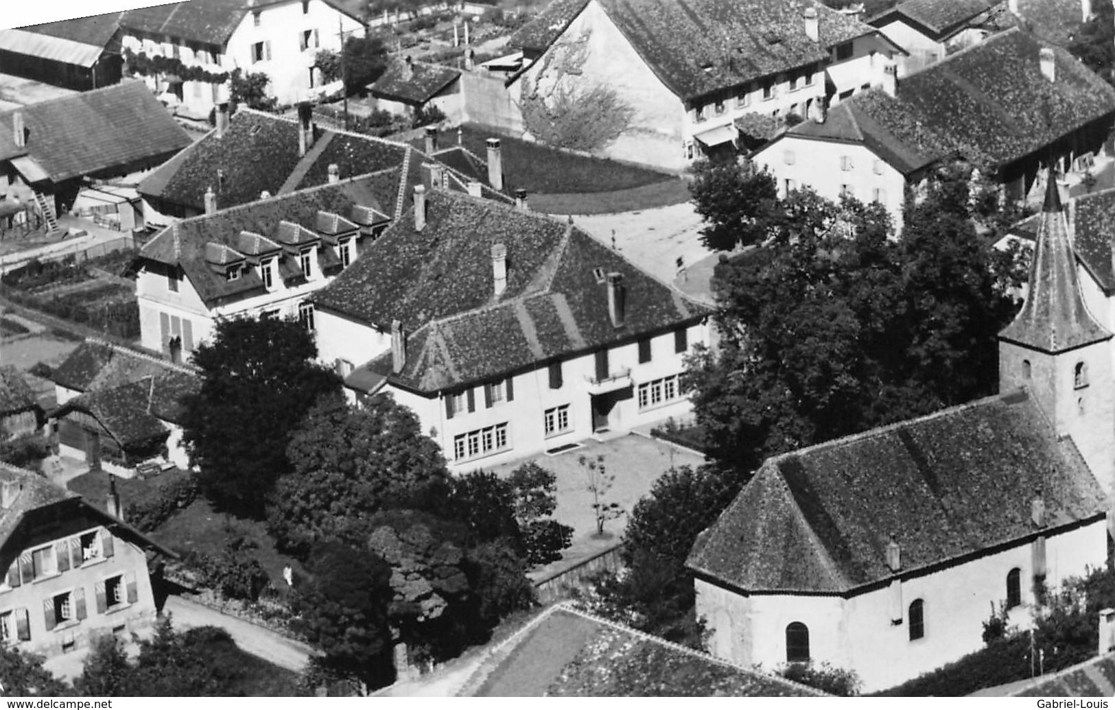 Vue Aérienne Le Collège De Fiez S/ Grandson - Fiez