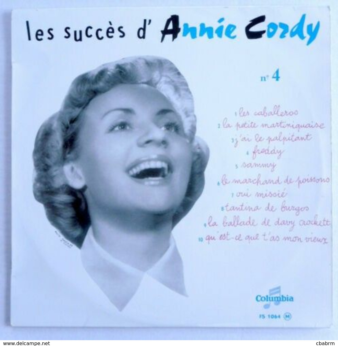 LP 25 CM ANNIE CORDY LES SUCCES N°4 COLUMBIA FS 1064 - Formats Spéciaux