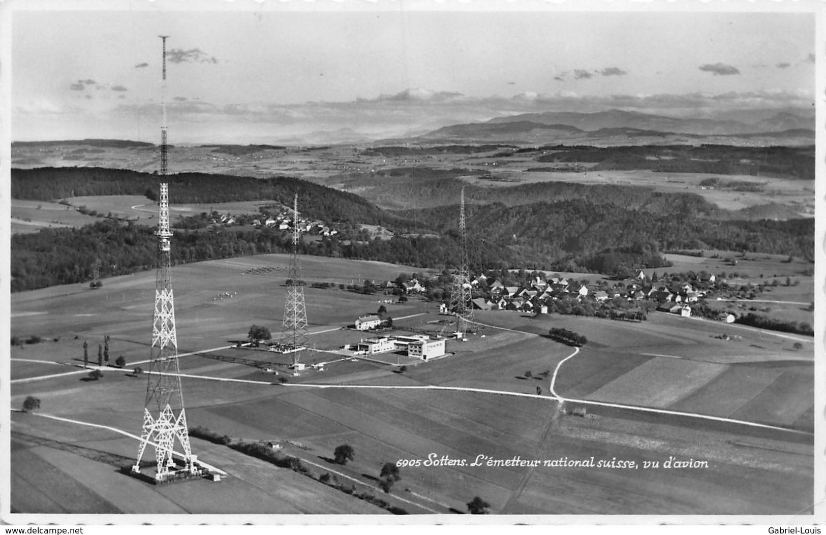 Sottens L'émetteur National Suisse Vu D'avion - Sottens