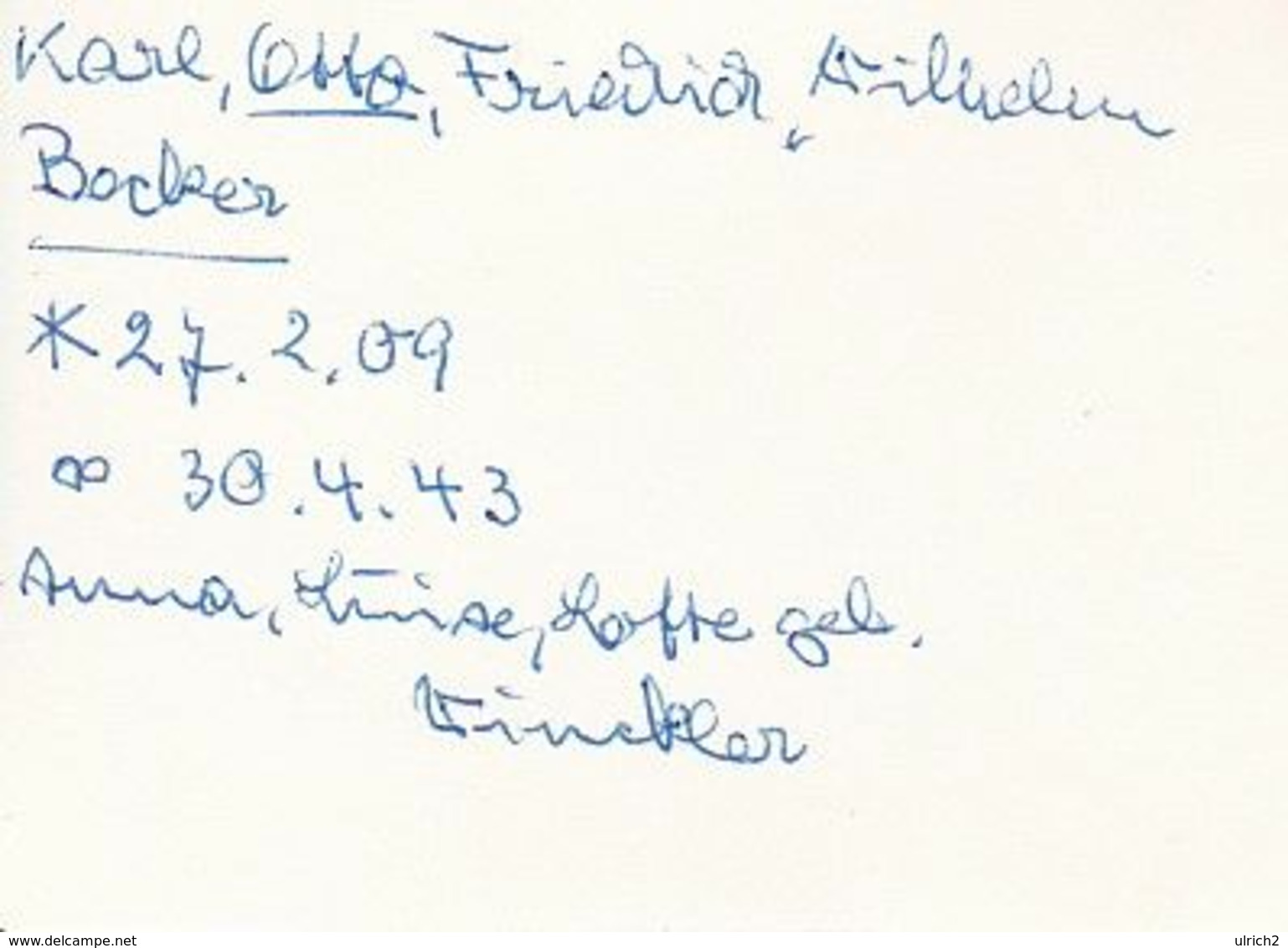 Foto Mann Mit Krawatte - Ca. 1955 - 6*4,5cm (51724) - Unclassified