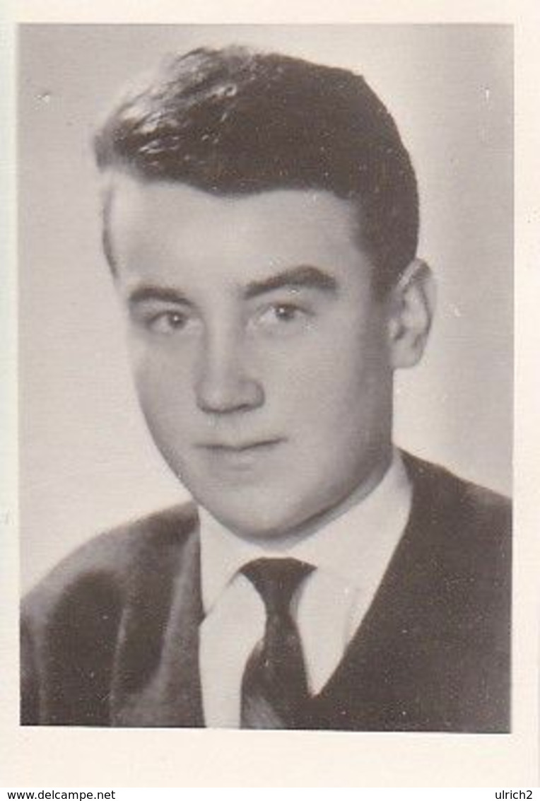 Foto Junger Mann Mit Krawatte - Ca. 1955 - 6*4,5cm (51725) - Zonder Classificatie