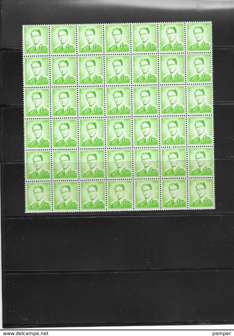 R 34 - XXX  - BLAD VAN  42 - FEUILLE DE  42 - Coil Stamps