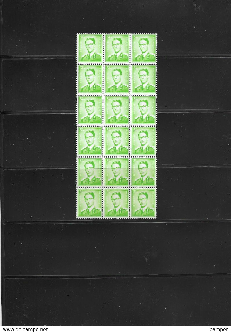 R 34 - XXX  - BLAD VAN  18 - FEUILLE DE  18 - Coil Stamps