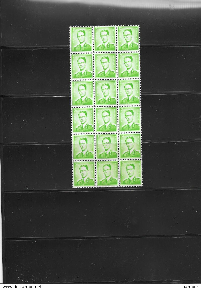 R 34 - XXX  - BLAD VAN  18 - FEUILLE DE  18 - Coil Stamps