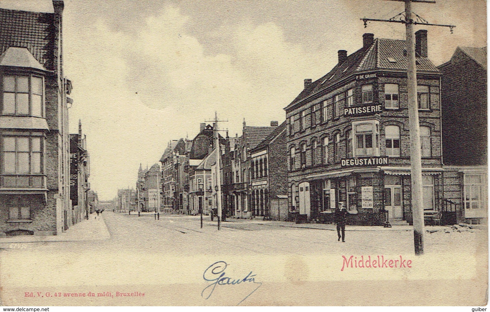 Middelkerke Avenue Leopold II Degustation De Patisserie 1904 - Middelkerke