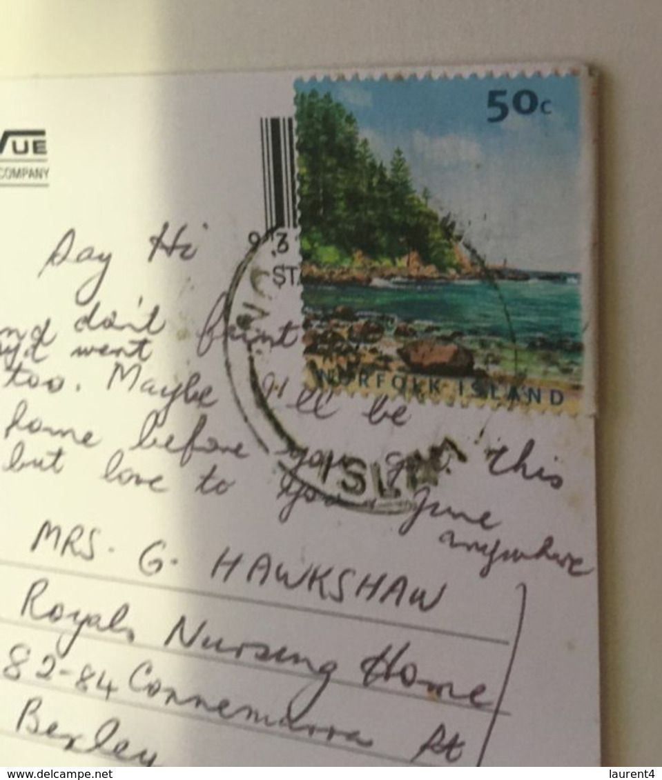 (M 25) Australia - NSW - Norfok Island (with Stamp) - Norfolk Island
