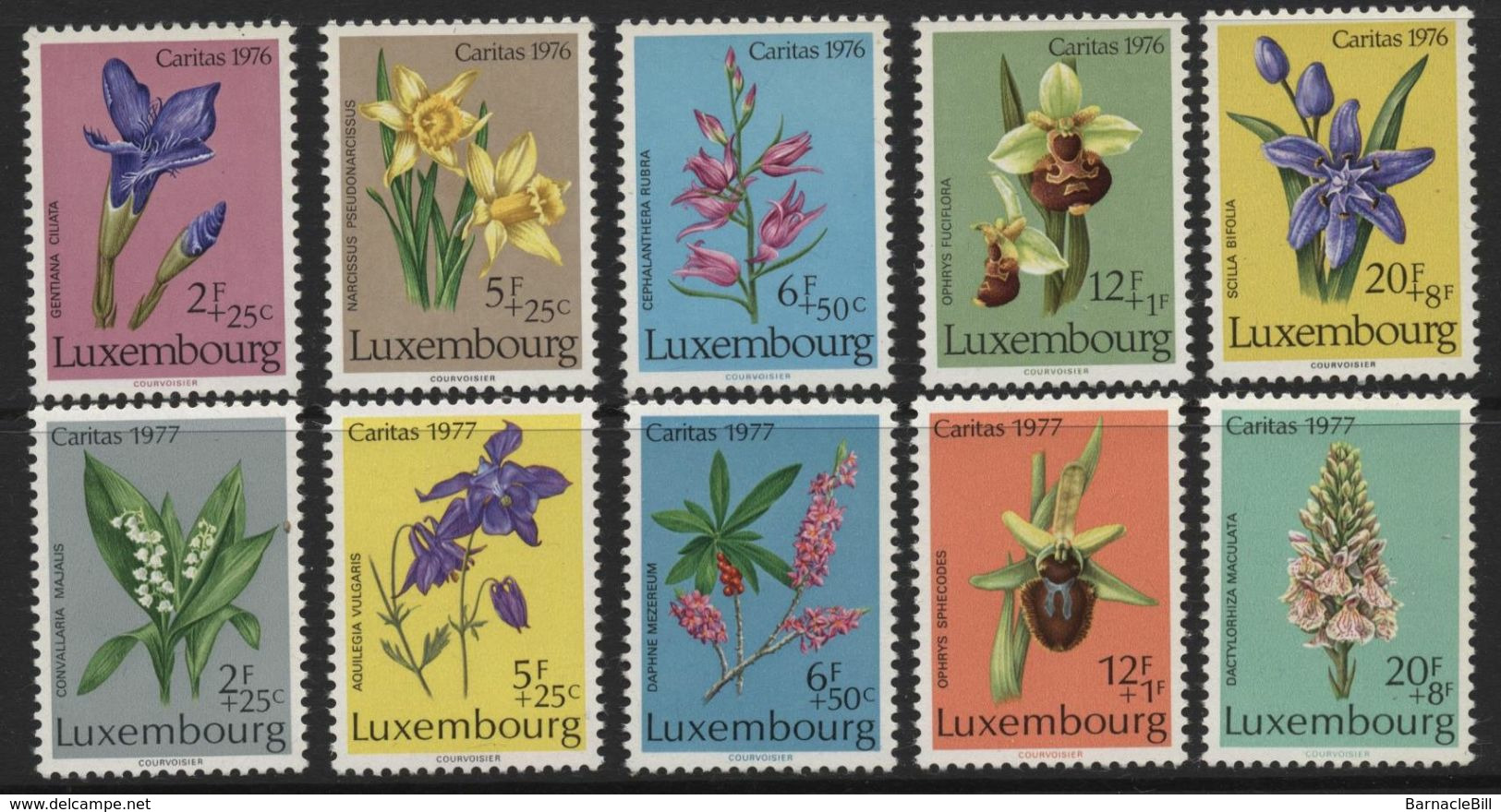 Luxembourg (64) 1976,1977 2nd. & 3rd. Protected Plants Sets. Unmounted Mint. - Autres & Non Classés