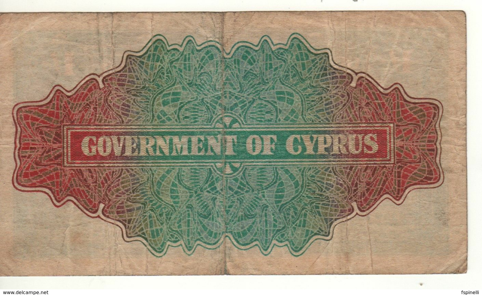 CYPRUS  1 Shilling   P20a    Dated 29th May 1940     King George VI - Cyprus