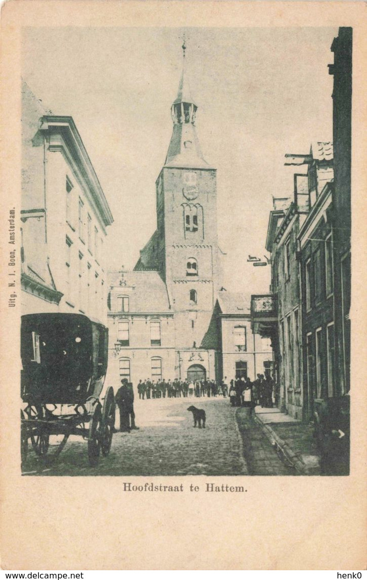 Hattem Hoofdstraat Kerktoren VN1498 - Hattem