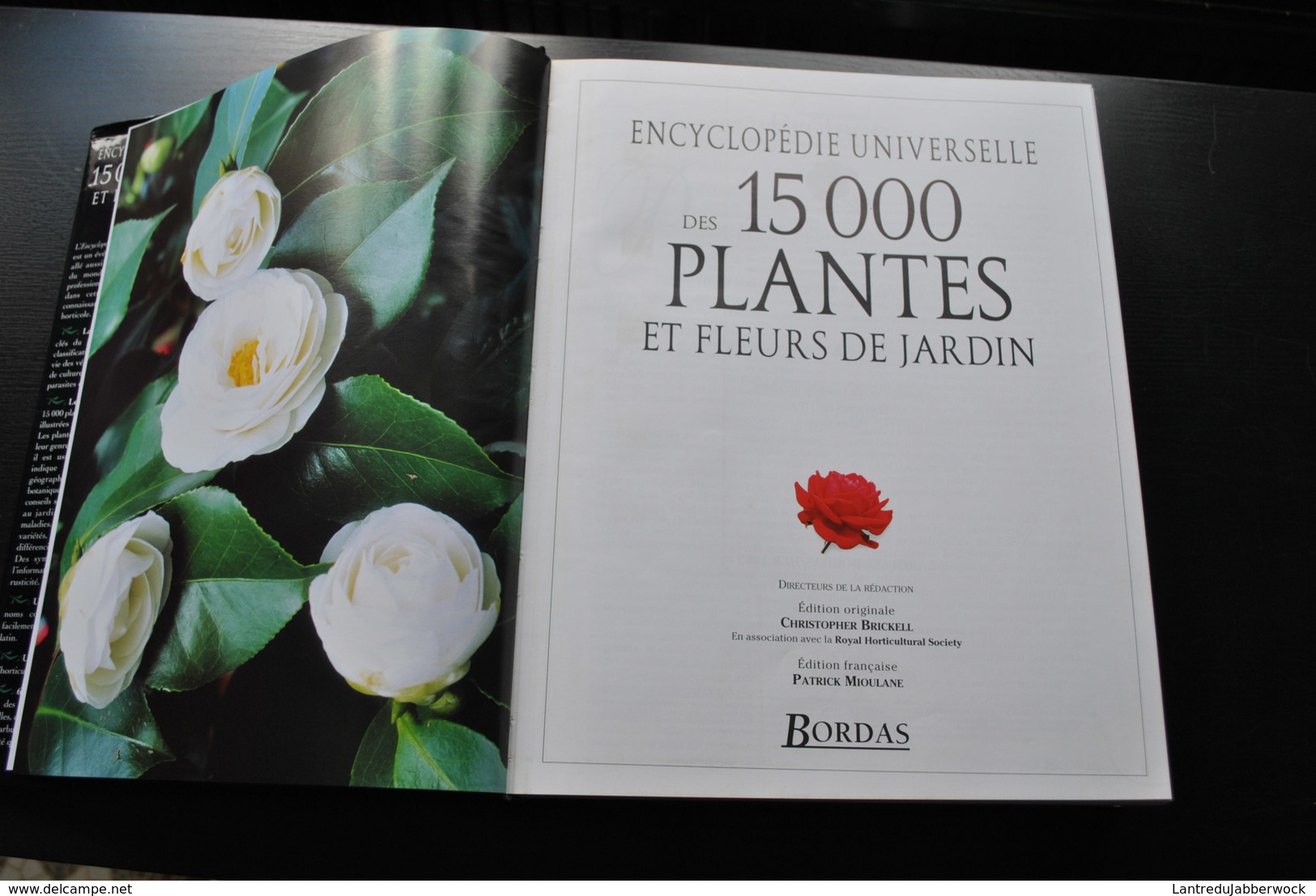 ENCYCLOPEDIE UNIVERSELLE DES 15000 PLANTES ET FLEURS DE JARDIN DE A à Z 6000 PHOTOGRAPHIES 1080 PAGES - BORDAS 1999 Rare - Encyclopédies