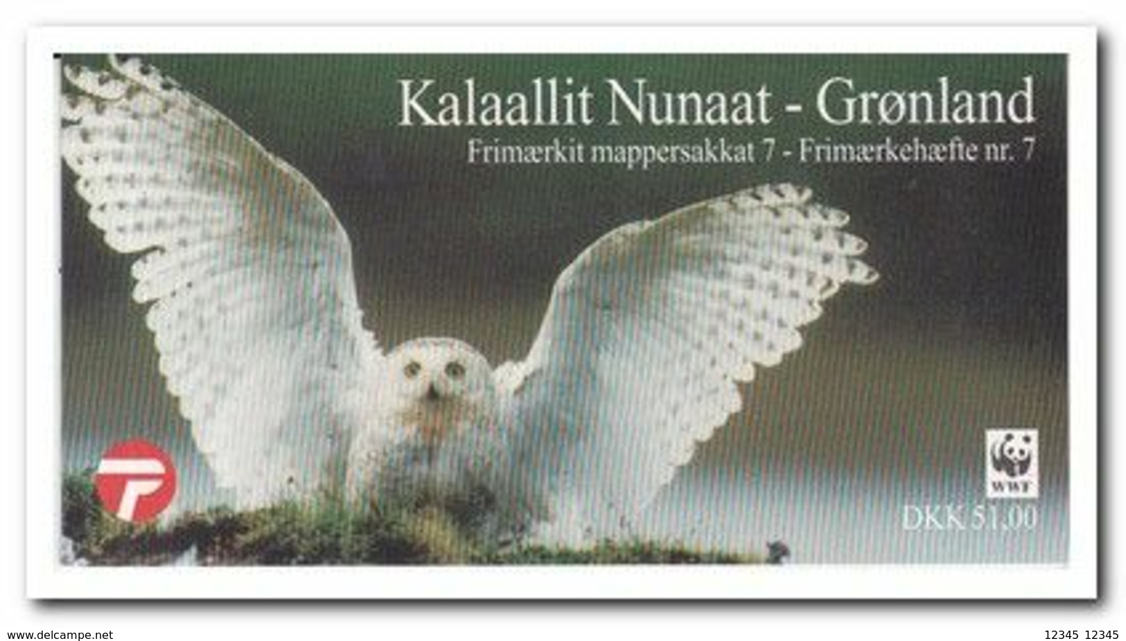 Groenland 1999, Postfris MNH, Birds,owls - Postzegelboekjes