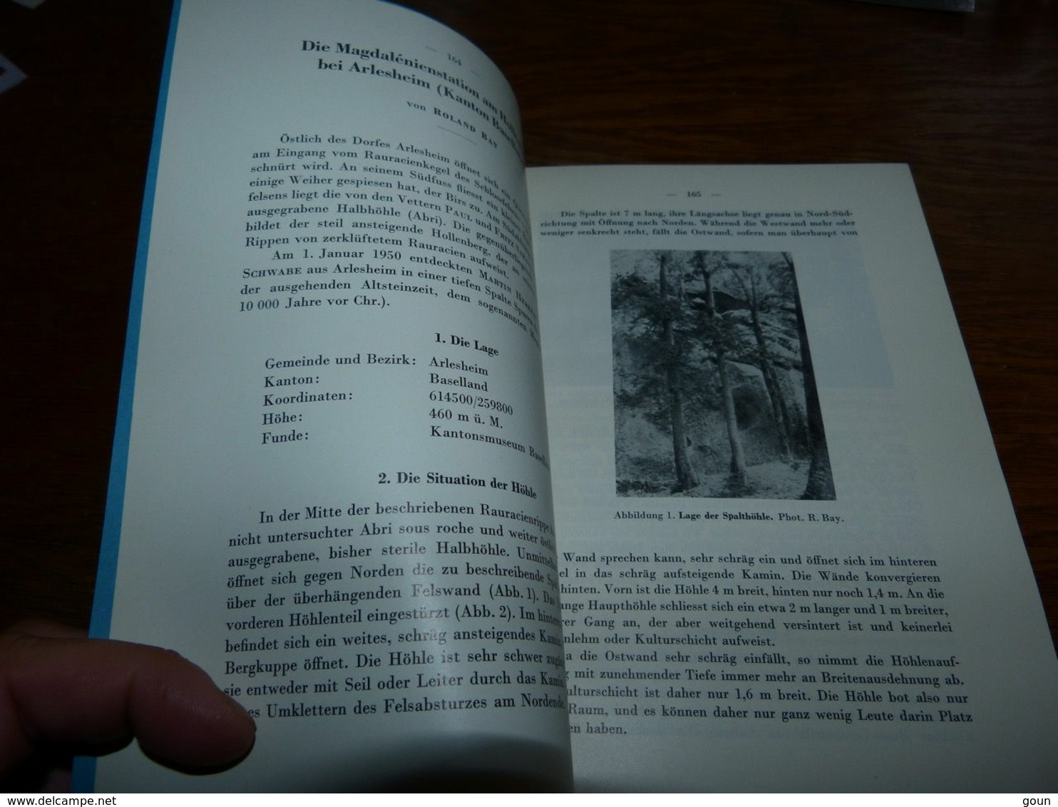 Die Magdalenienstation Am Hollenberg Bei Arlesheim Roland Bay 1953 16 Pages - Archäologie