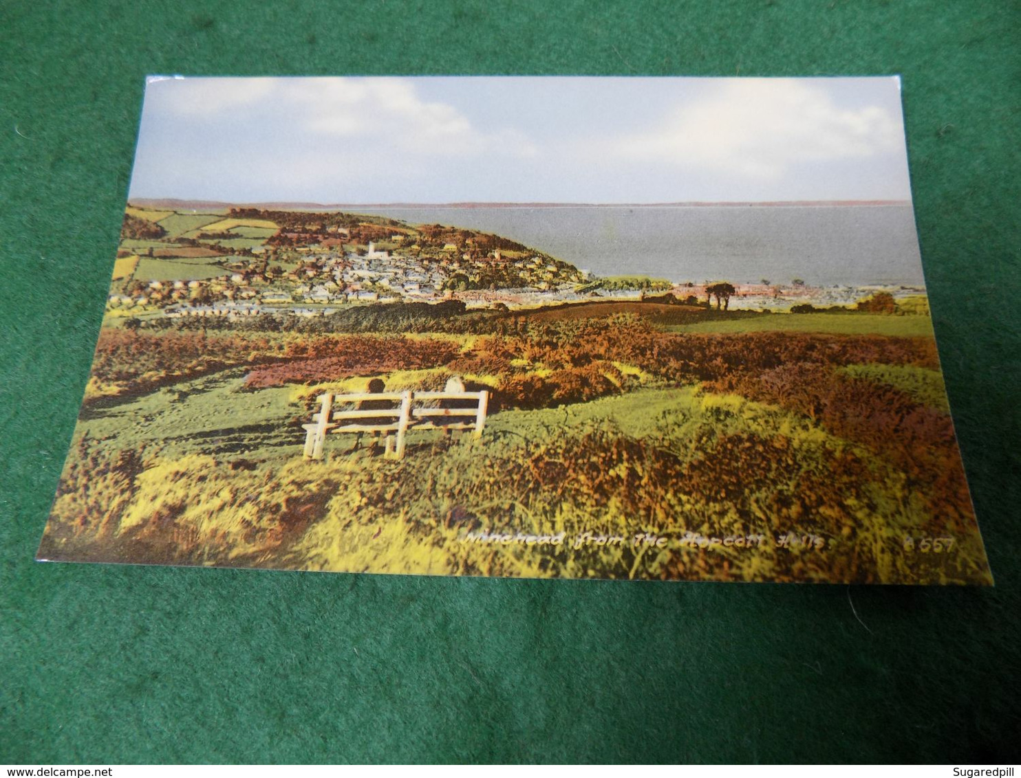 VINTAGE UK SOMERSET: MINEHEAD From The Hopcott Tint 1970 Blackmore - Minehead