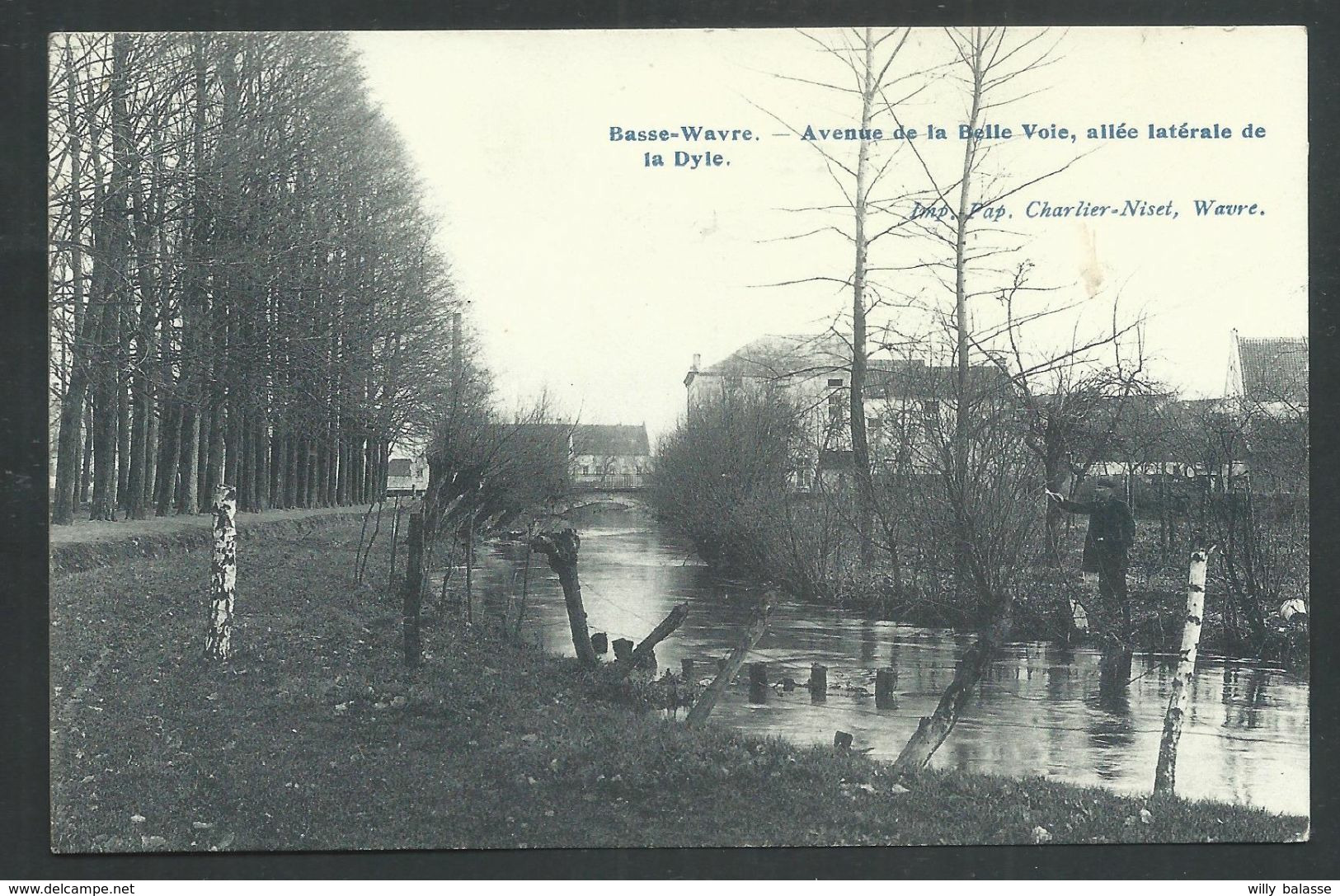 +++ CPA - BASSE WAVRE - Avenue De La Belle Voie - Allée Latérale De La Dyle   // - Wavre