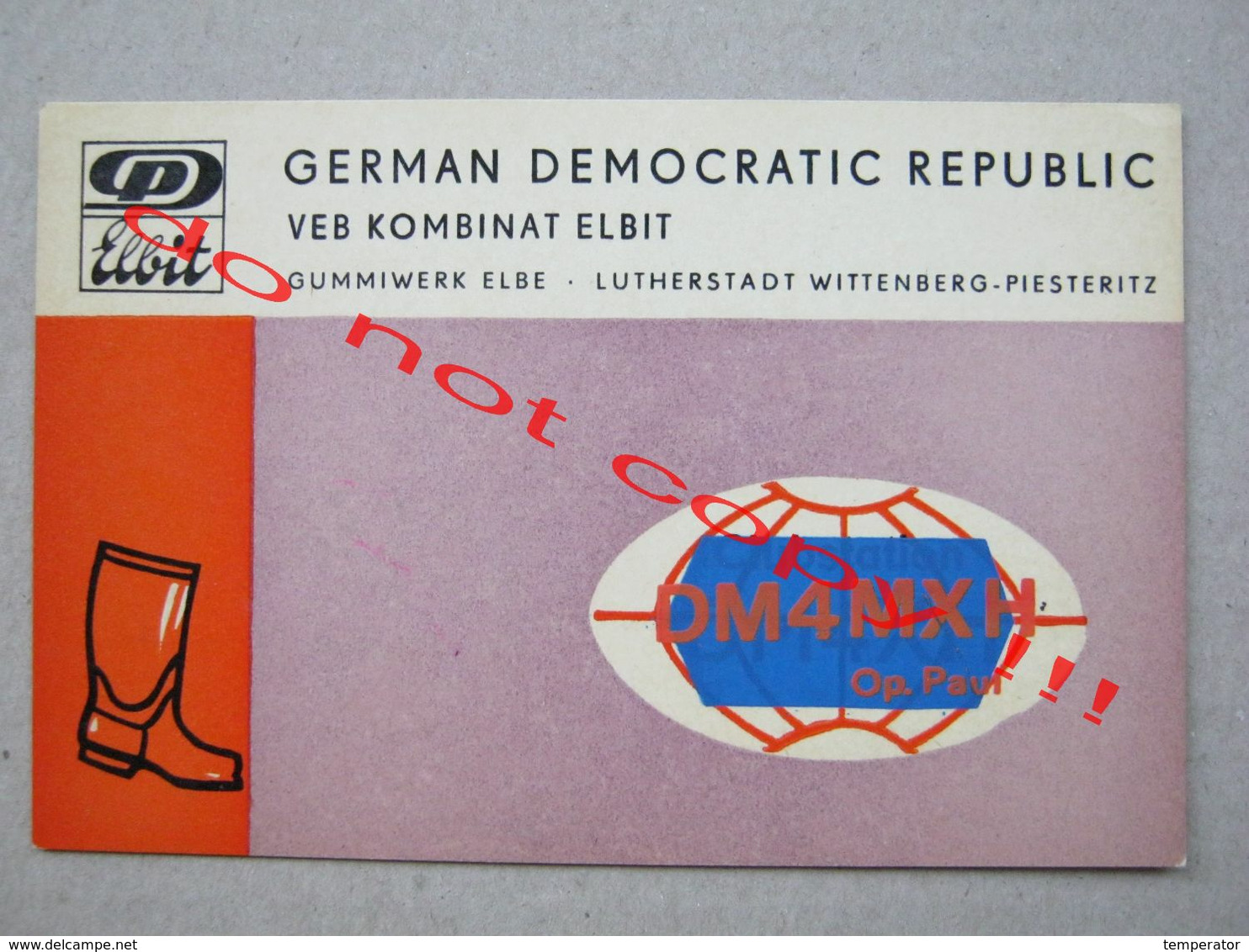 GERMAN DEMOCRATIC REPUBLIC - VEB KOMBINAT ELBIT ( 1978 ) - Radio