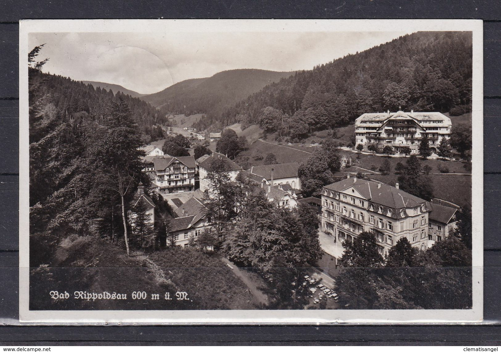 255S * BAD RIPPOLDSAU * GESAMTANSICHT * KARTE VOM KAUFHAUS SCHNEIDER * 1935 **! - Bad Rippoldsau - Schapbach