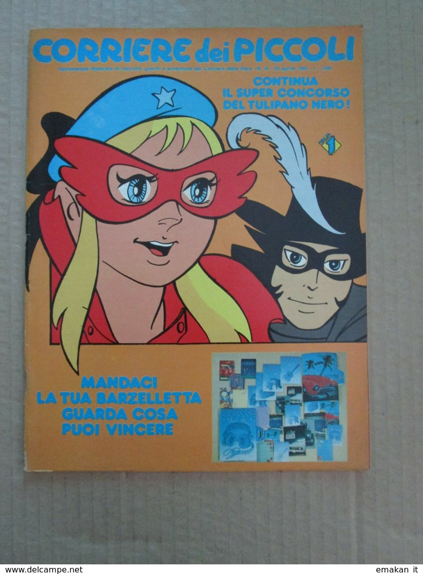 #  CORRIERE DEI PICCOLI N 18 / 1984  PUFFI / ALLEGATI GIOCHI DA RITAGLIARE - Corriere Dei Piccoli