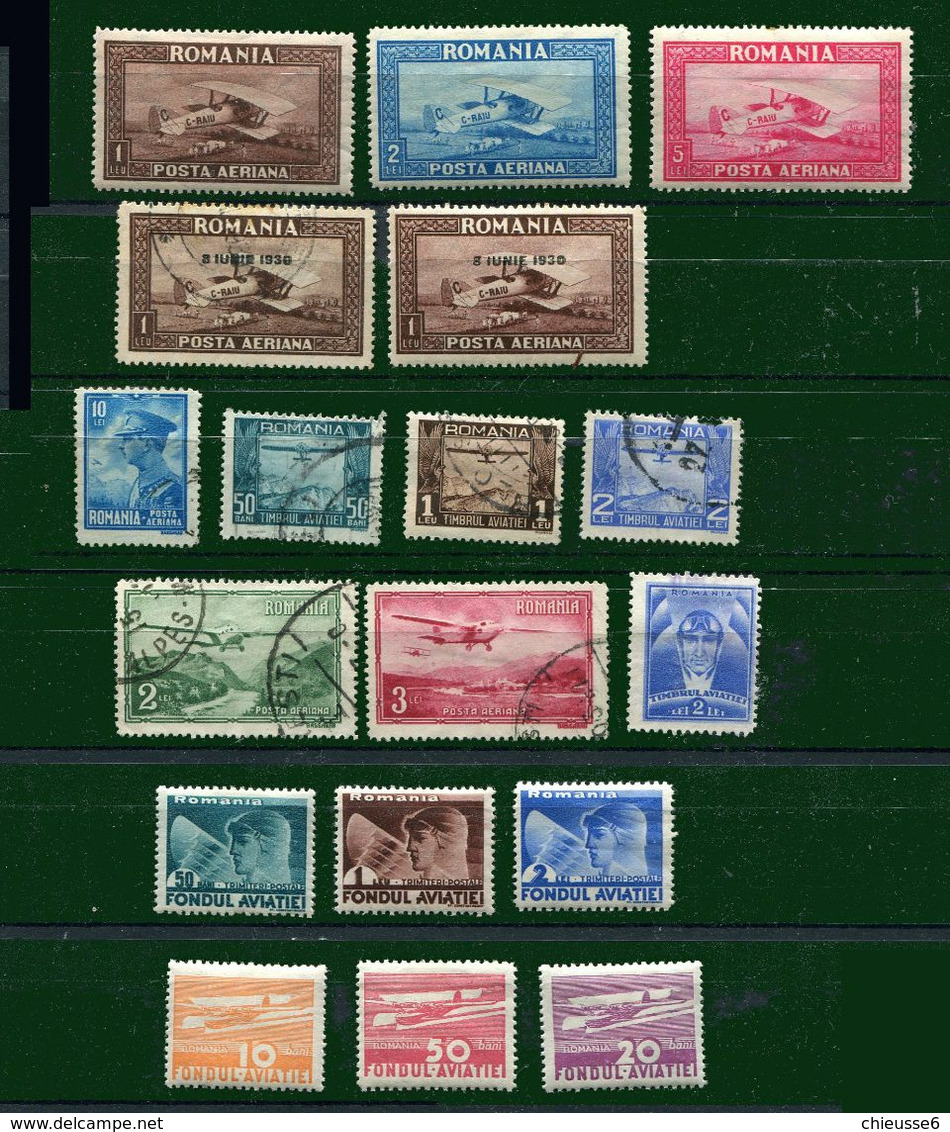 Roumanie *, Ob  Lot  De Timbres Poste Aérienne - Andere & Zonder Classificatie