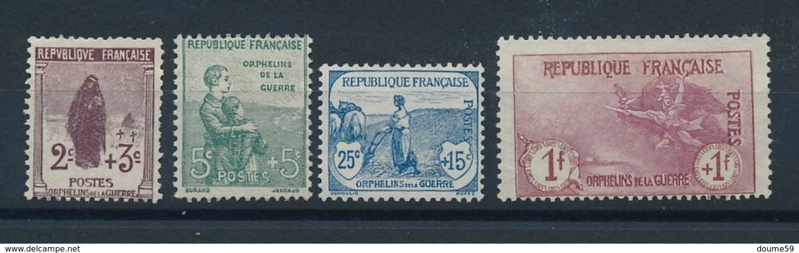 DT-52 FRANCE: Lot Avec    N°148-149-151-154- Tous NSG - Unused Stamps