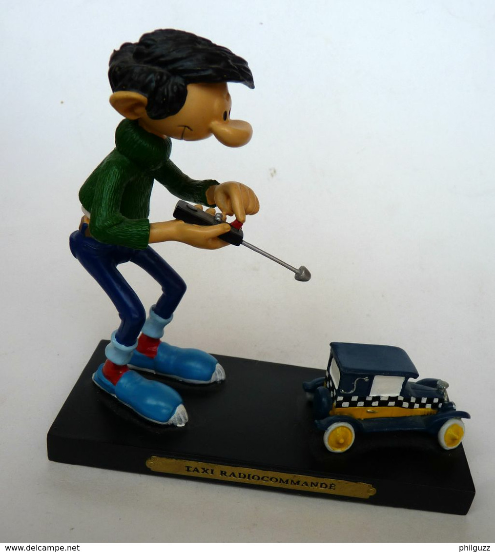 FIGURINE HACHETTE EN RESINE GASTON LES INVENTIONS LE TAXI RADIO COMMANDE N°07 2007 - Little Figures - Plastic