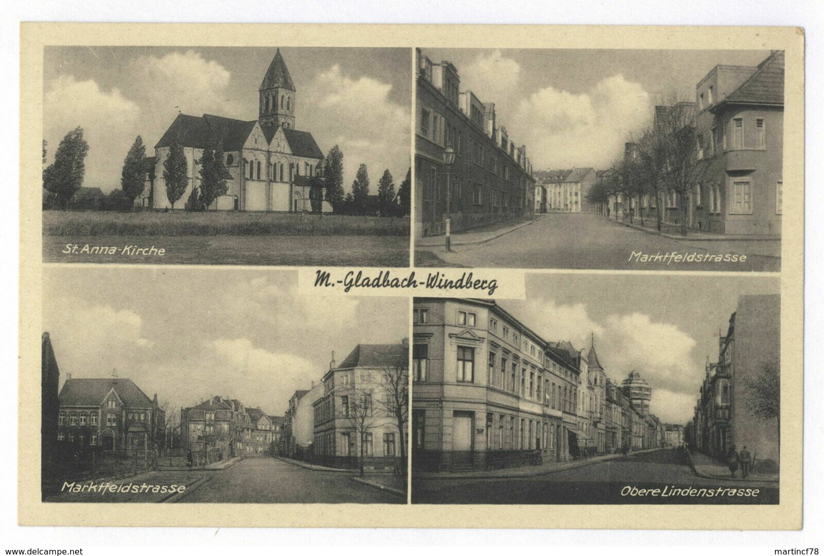 Mönchengladbach Windberg St. Anna Kirche Marktfeldstrasse Obere Lindenstrasse - Mönchengladbach