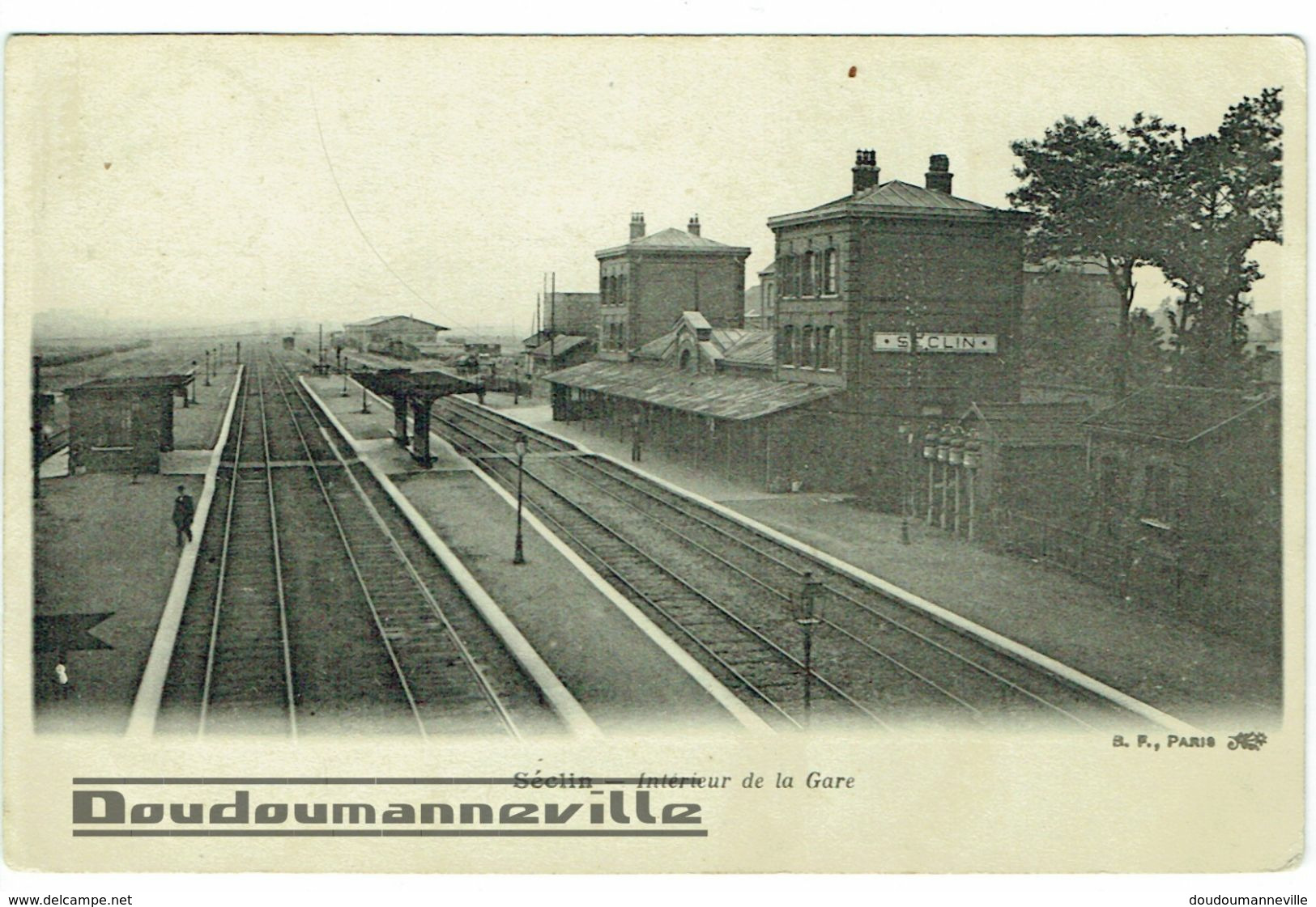 CPA - 59 - SECLIN - Intérieur De La Gare - Transport - Seclin