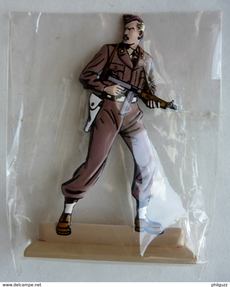 FIGURINE PRIME En Métal BLAKE ET MORTIMER - BLAKE TENUE DE MILITAIRE - Figurines En Plástico