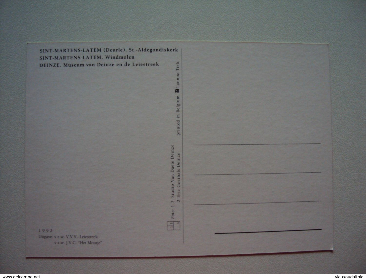 SINT-MARTENS LATEM Windmolen / DEURLE St.-Aldegondiskerk / DEINZE Museum Deinze En De Leiestreek - Sint-Martens-Latem