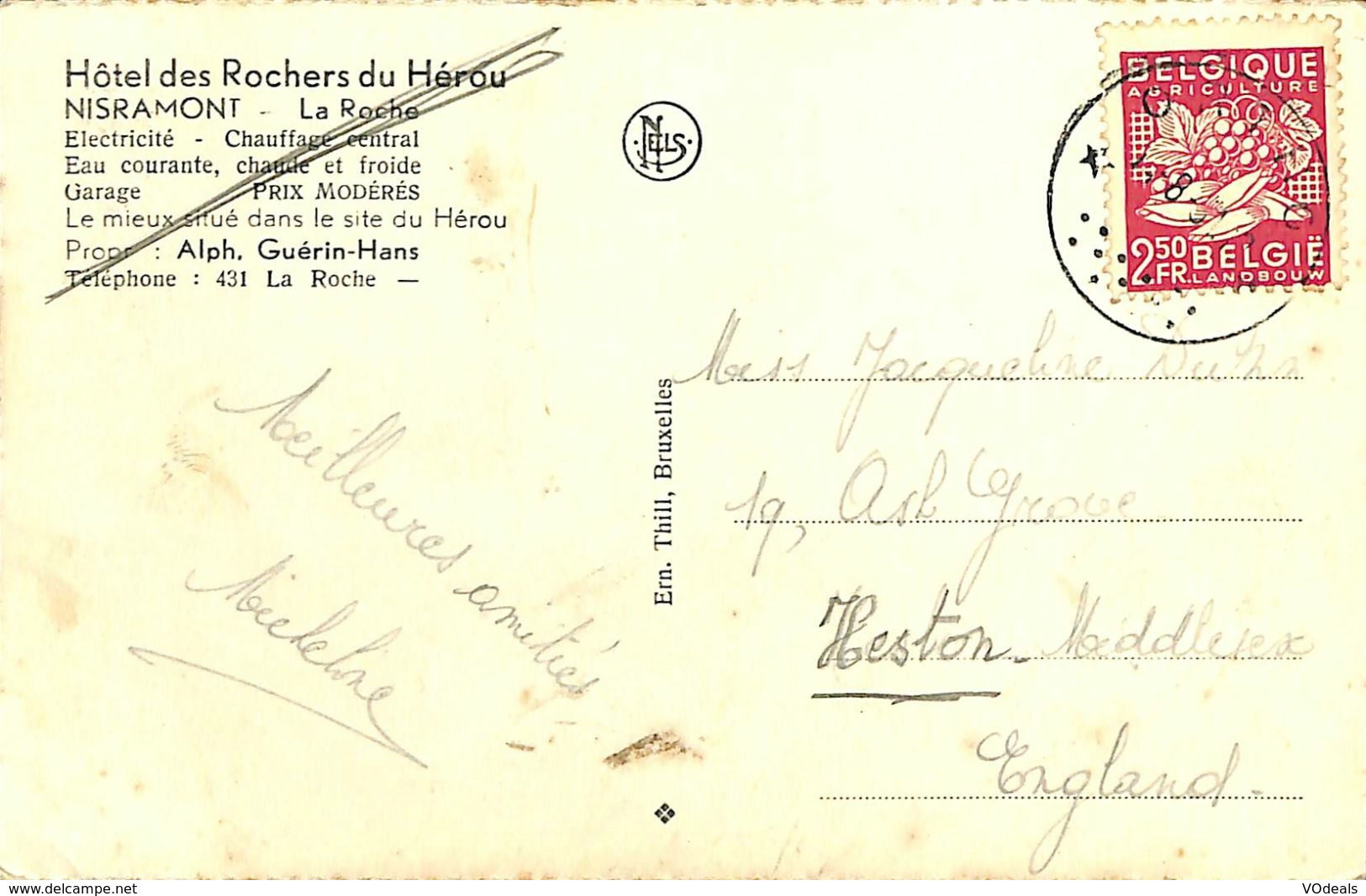 030 673 - CPA - Belgique - Le Herou - Les Rochers - Houffalize