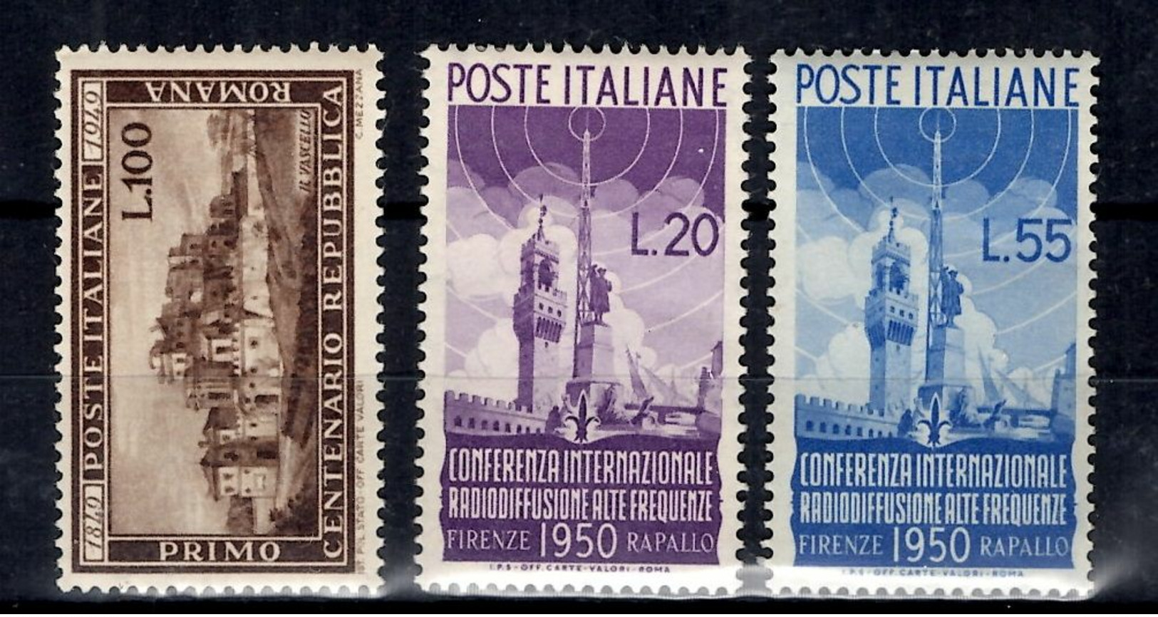 Italie YT N° 537 Et N° 561/562 Neufs *. B/TB. A Saisir! - 1946-60: Nuevos