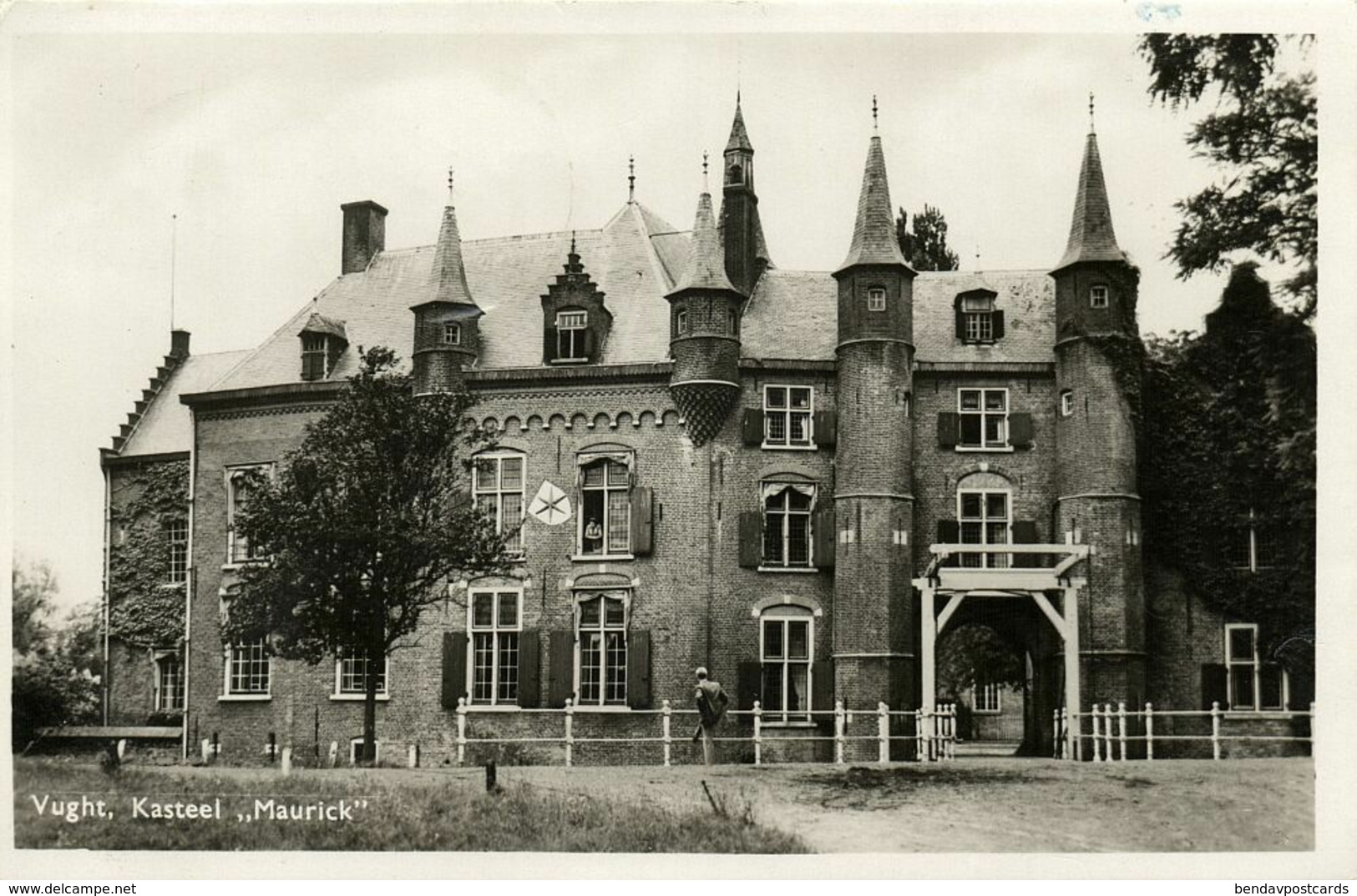 Nederland, VUGHT, Kasteel Maurick (1954) Ansichtkaart - Vught