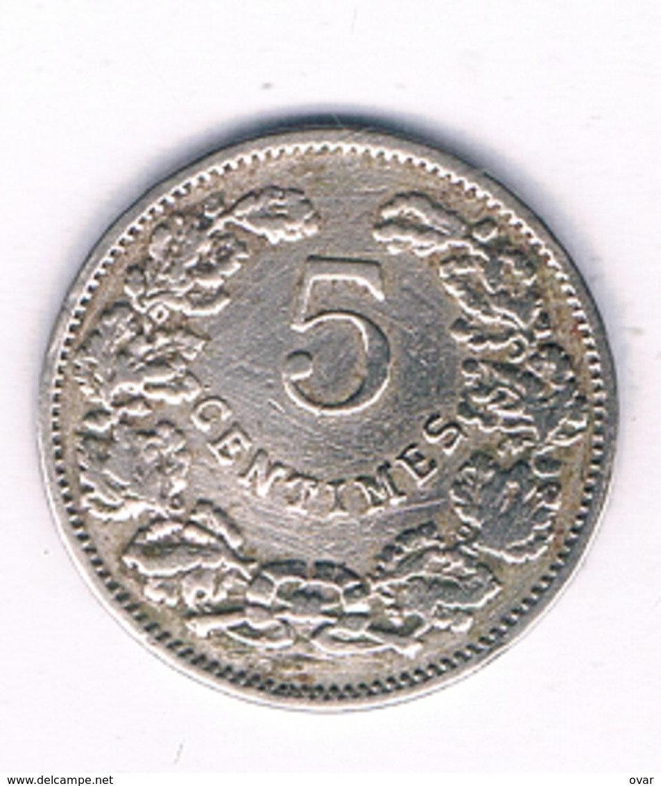 5 CENTIMES 1908 LUXEMBURG /7047/ - Lussemburgo