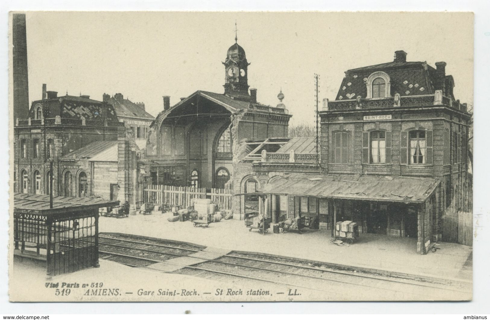 CPA AMIENS - Gare Saint Roch 1918 - Amiens