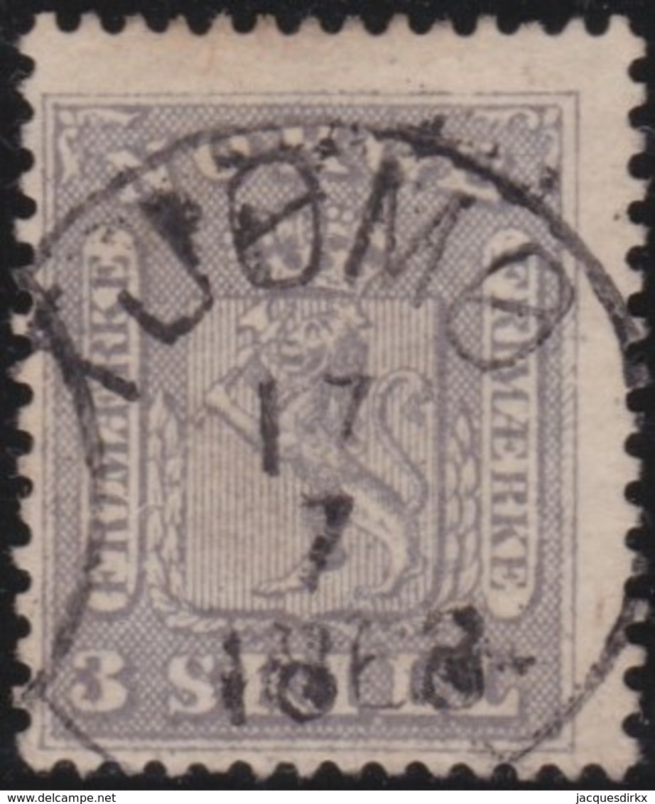 Norway     .    Yvert    .   7  (2 Scans)      .         O      .       Cancelled .   /   .  Oblitéré - Used Stamps