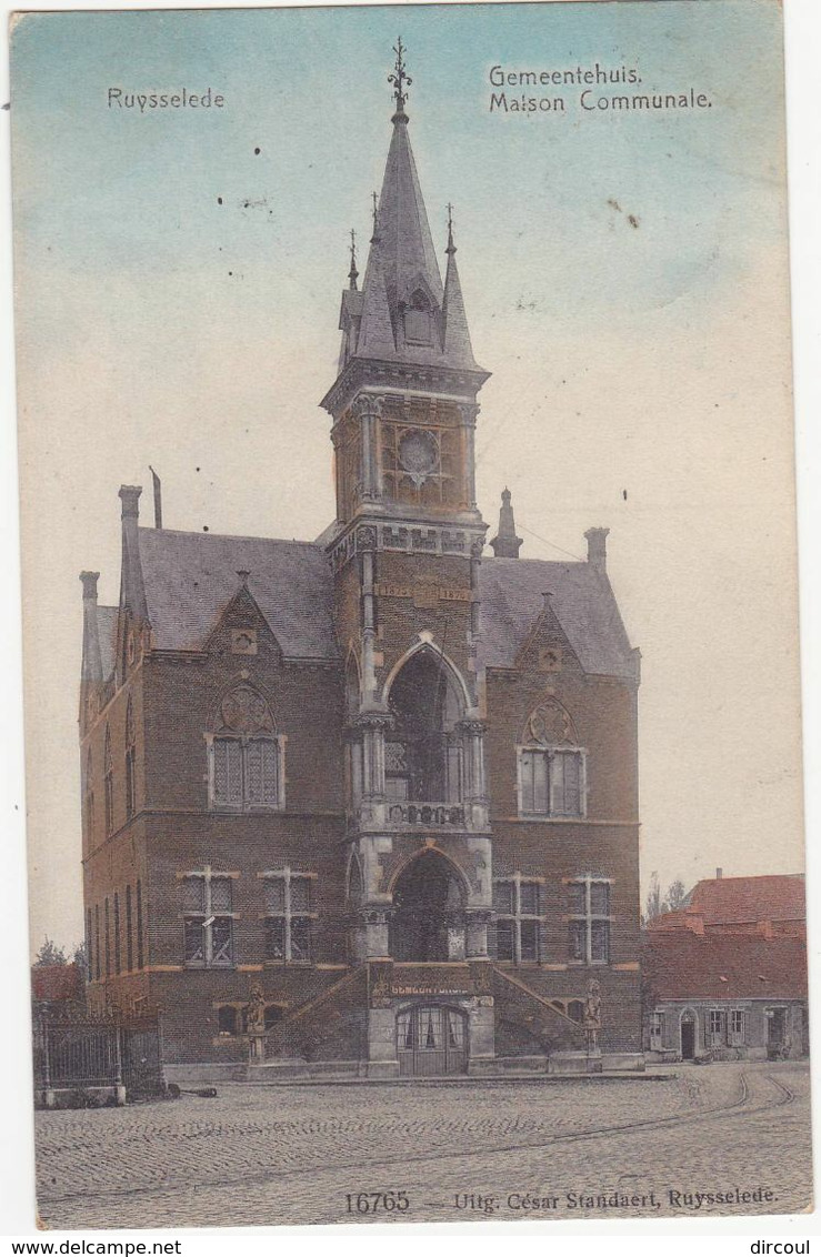 44079 -   Ruysselede  Gemeentehuis -  Couleur - Ruiselede