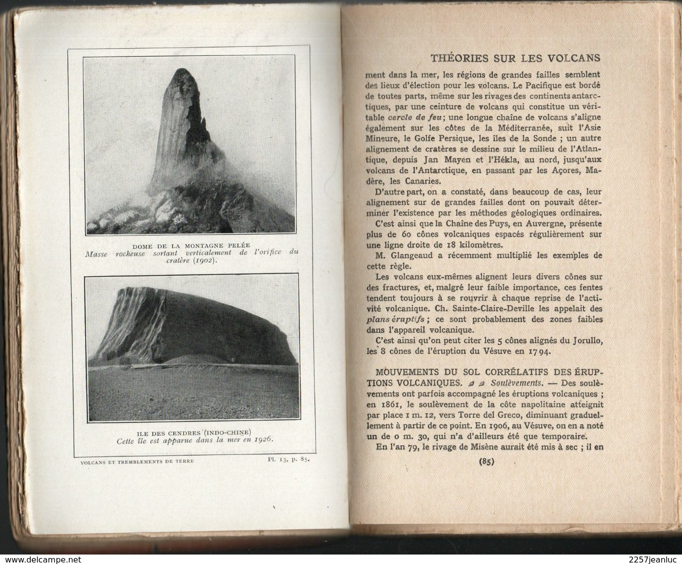 Bibliothèque Des Merveilles 1928 - Paul Lemoine - Volcans Et Tremblement De Terre - Astronomie