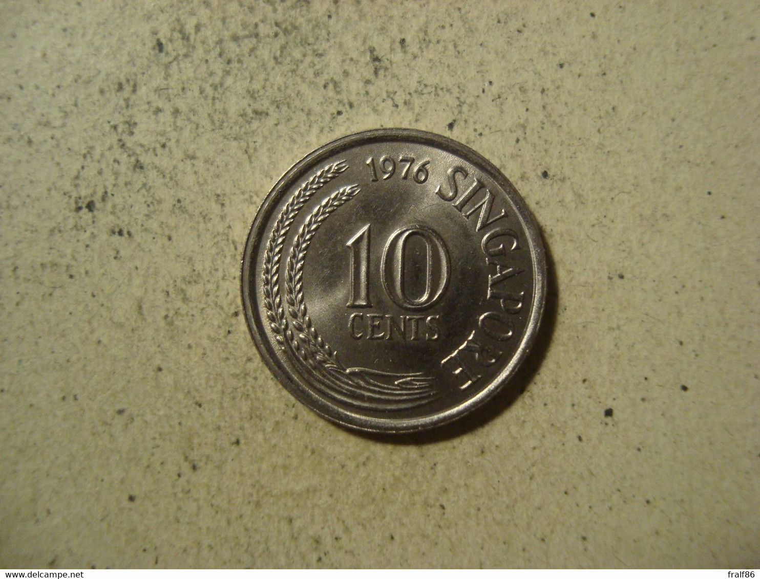 MONNAIE SINGAPOUR 10 CENTS 1976 - Singapore