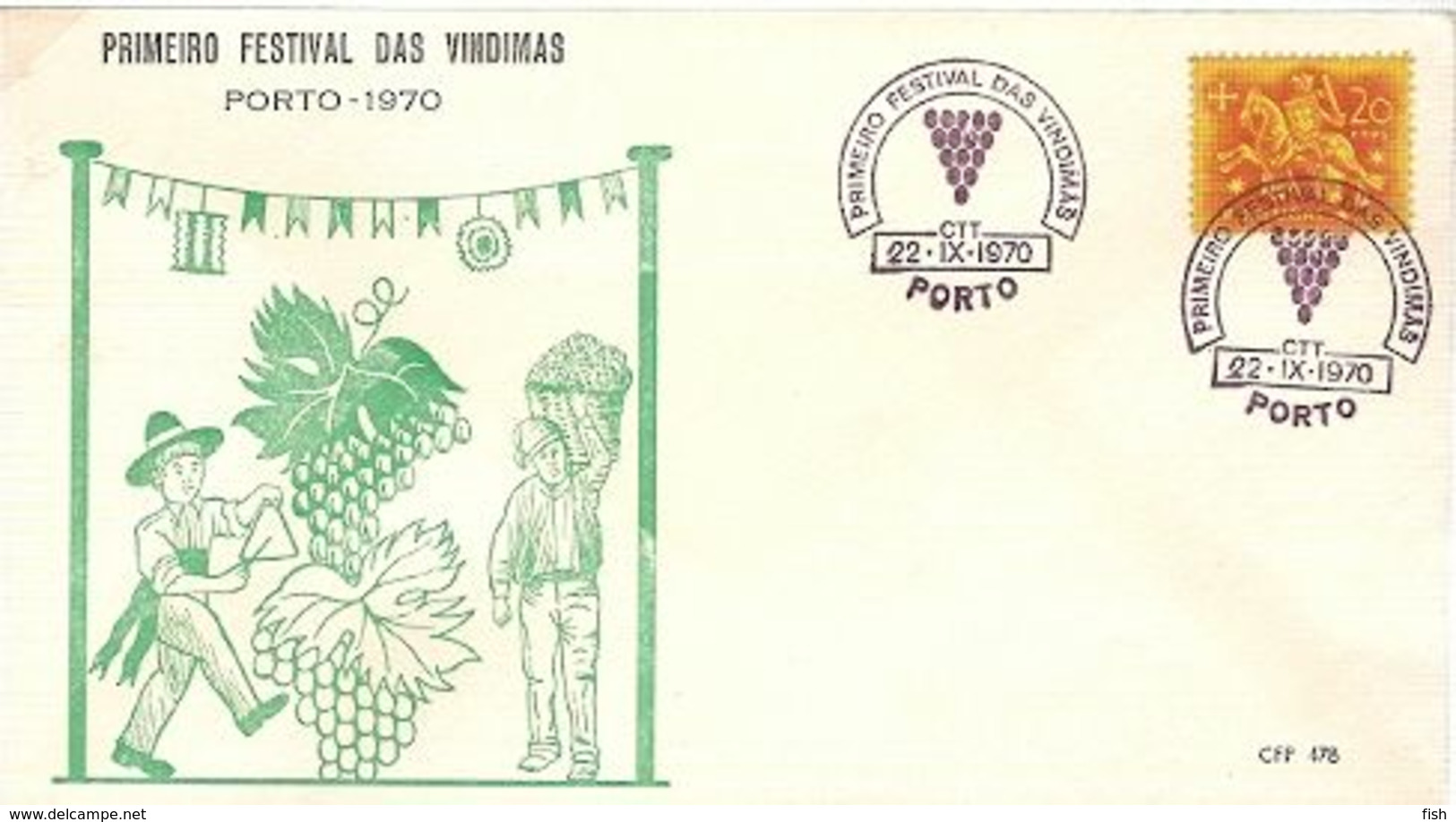 Portugal & FDC I Harvest Festival, Porto 1970 (478) - Agriculture