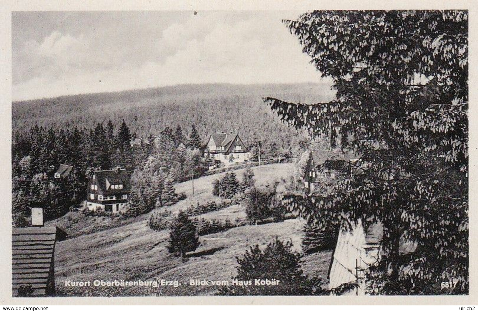 AK Kurort Oberbärenburg - Erzgebirge - Blick Vom Haus Kobär  (51768) - Altenberg