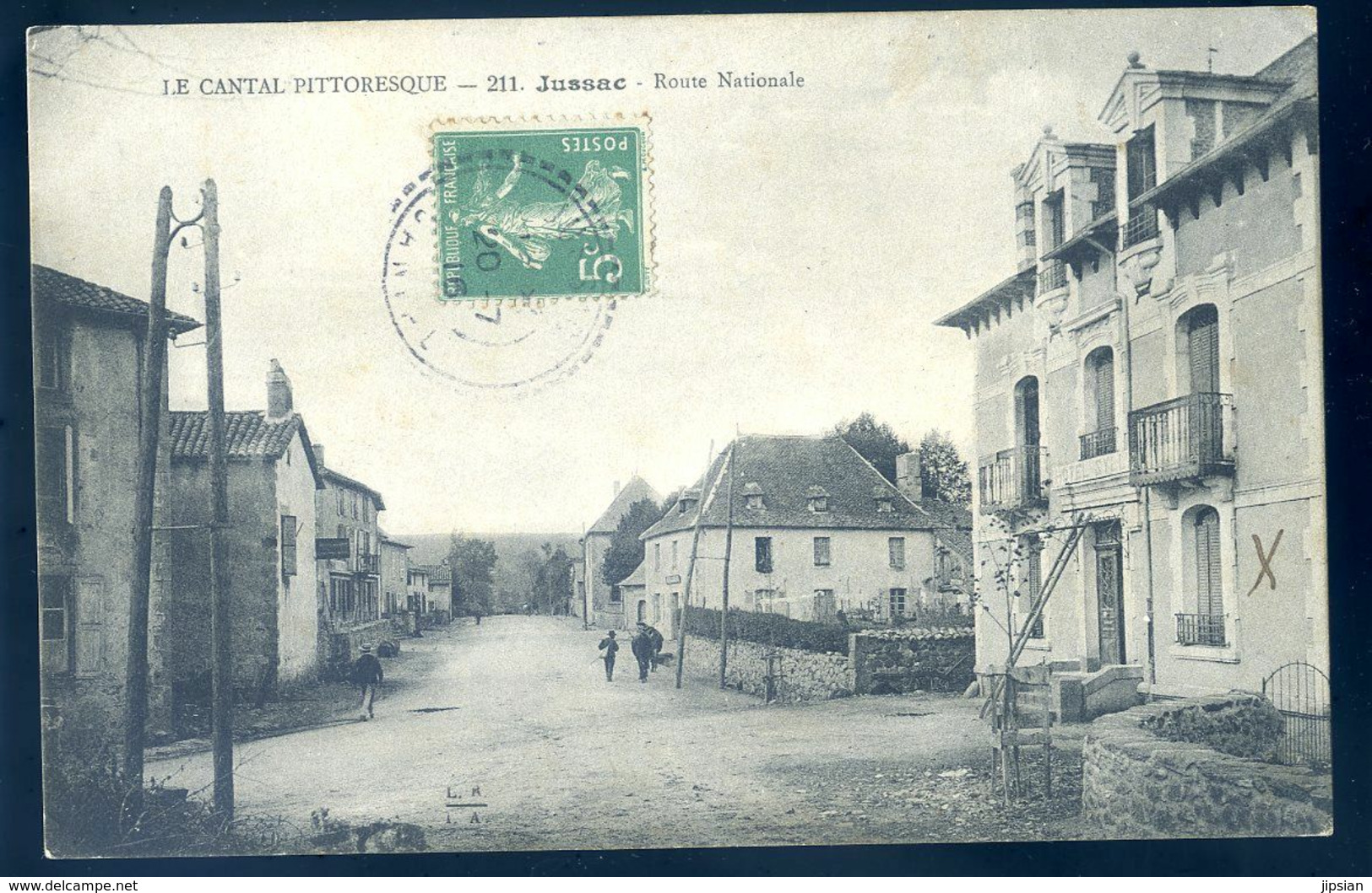 Cpa Du 15 Le Cantal Pittoresque Jussac Route Nationale    AVR20-175ter - Jussac