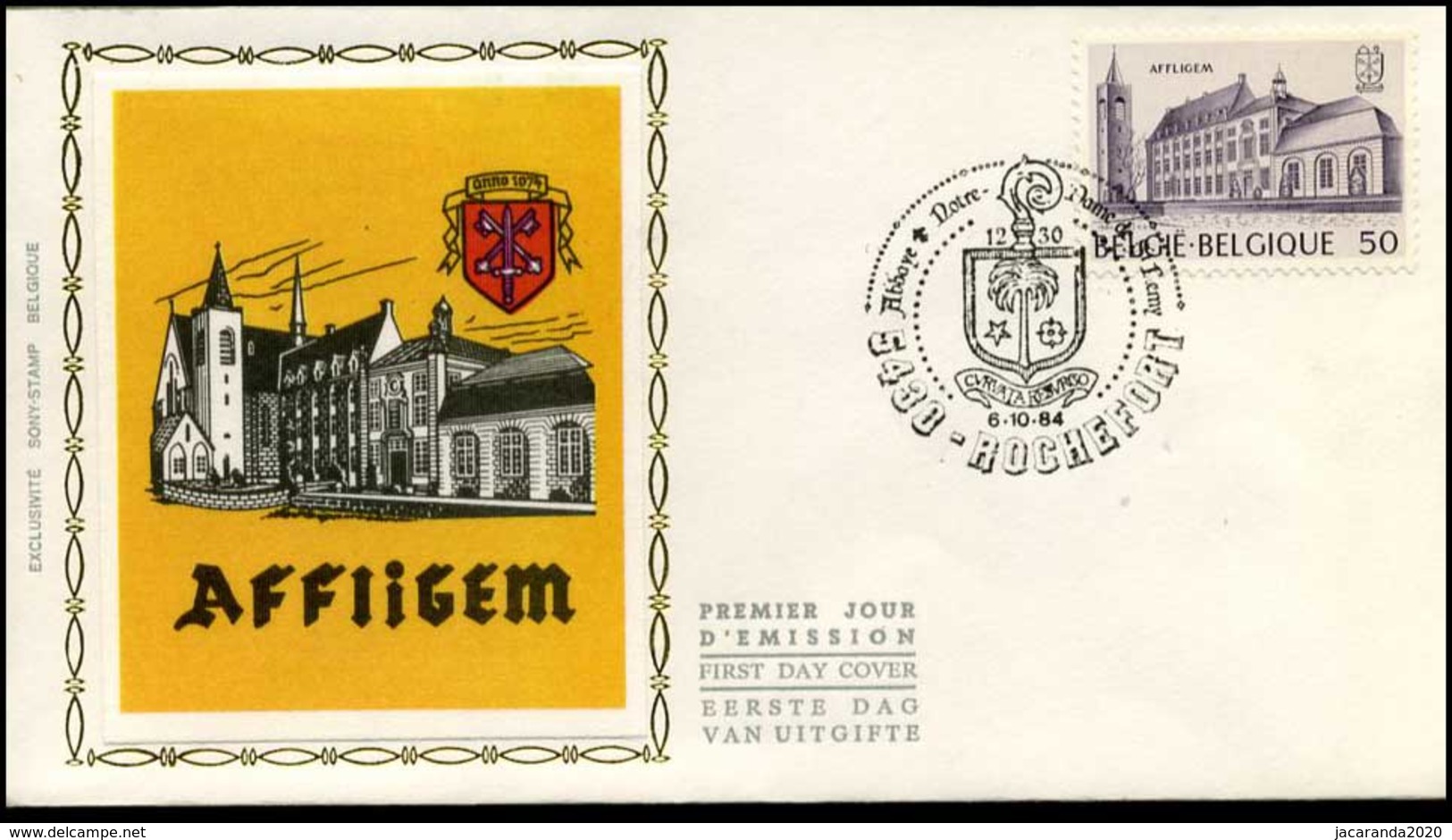 2149 - FDC Zijde - Abdijen  #4 - 1981-1990