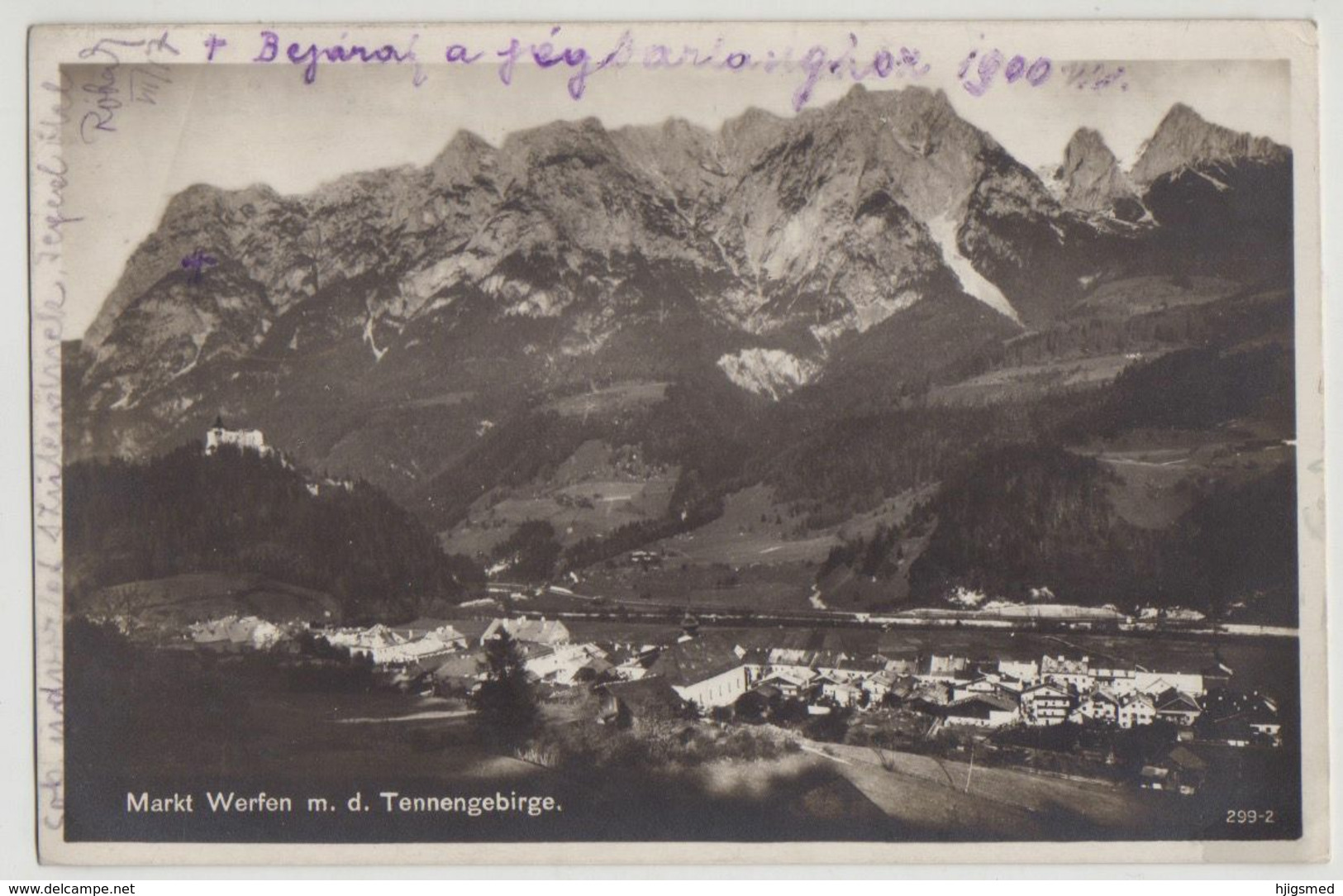 Austria Österreich Markt Werfen M D Tennen Gebirge Ice Cave RPPC Real Photo 11771 Post Card Postkarte POSTCARD - Werfen