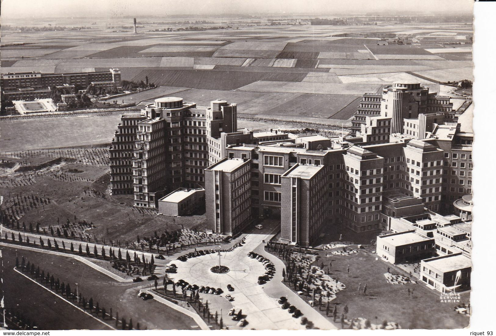 EN AVION AU DESSUS DE ... - LILLE - Entrée De La Cité Hospitalière - Lille