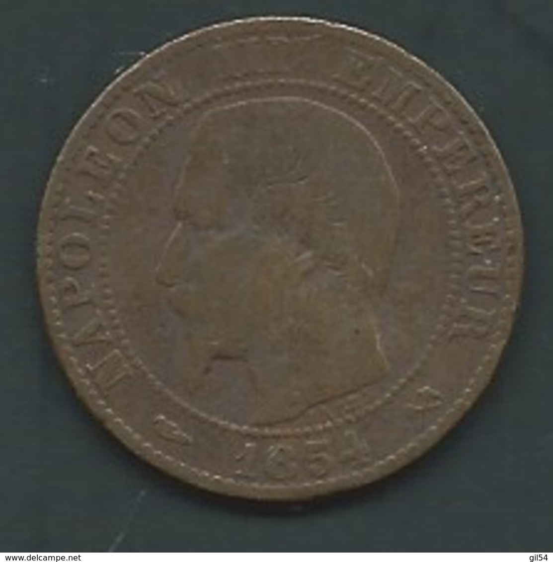 France 5 Centimes 1854 B  Laupi 14110 - Other & Unclassified