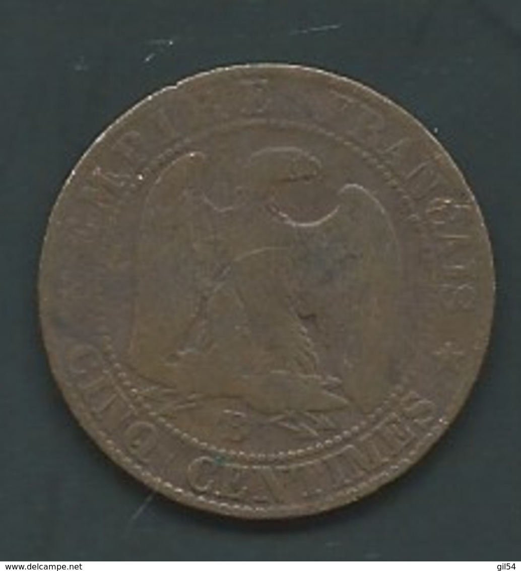 France 5 Centimes 1854 B  Laupi 14110 - Other & Unclassified