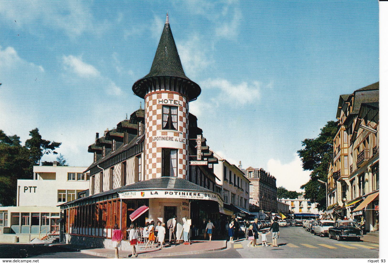 STATION THERMALE DE BAGNOLES-DE-L'ORNE - Hôtel La Potinière Et Rue Du Casino - Bagnoles De L'Orne