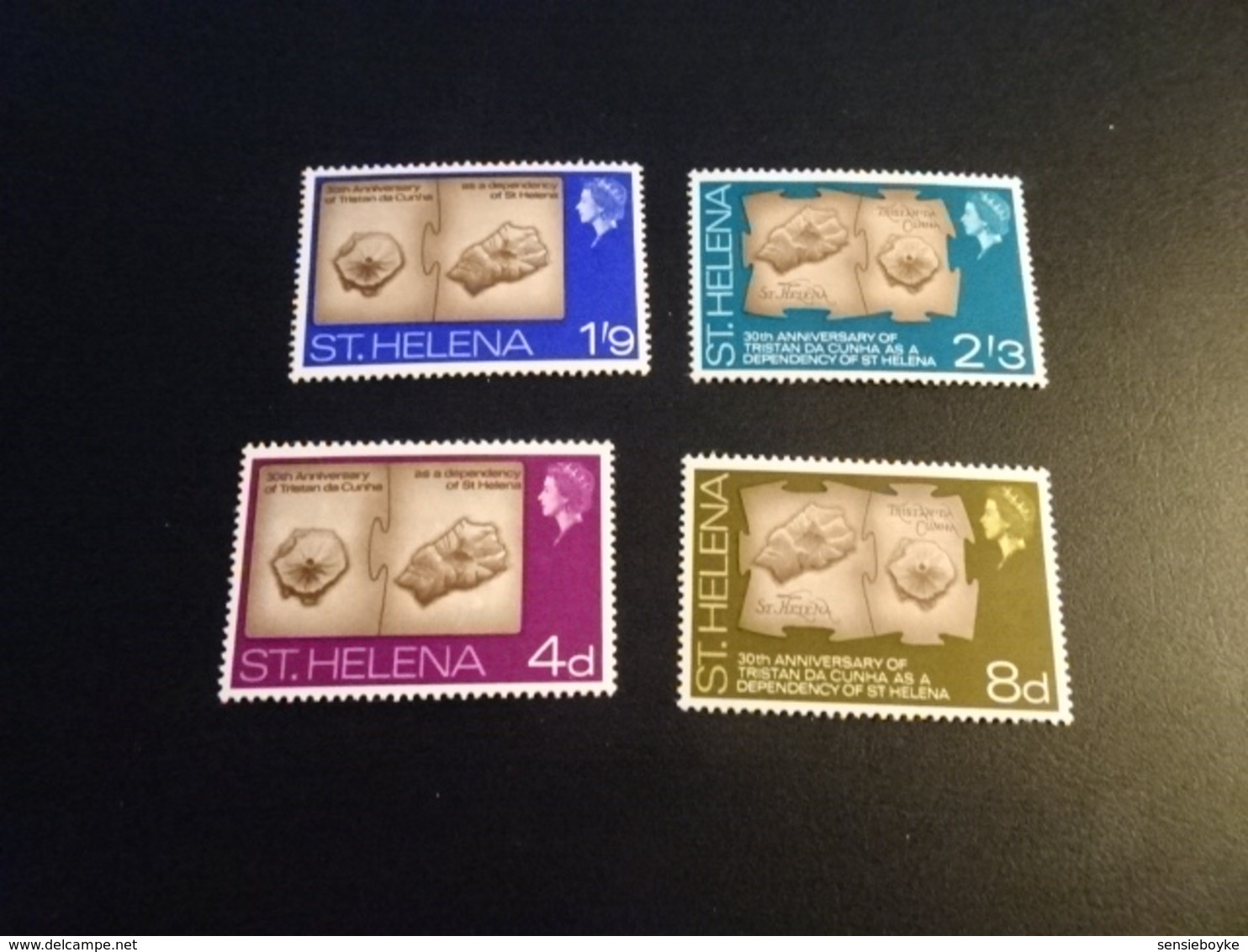 K33749- Set  MNh - Gum Disturbance - ST.Helena 1968 - SC. 20204 - Dependance Tristan Da Cunha - Sainte-Hélène