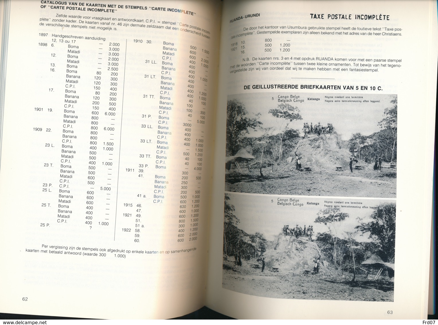 Catalogus Postwaardestukken Congo & Ruanda-Urundi 1986 – Dr J. Stibbe – Latest Version With Scale Of Imprints - Enteros Postales