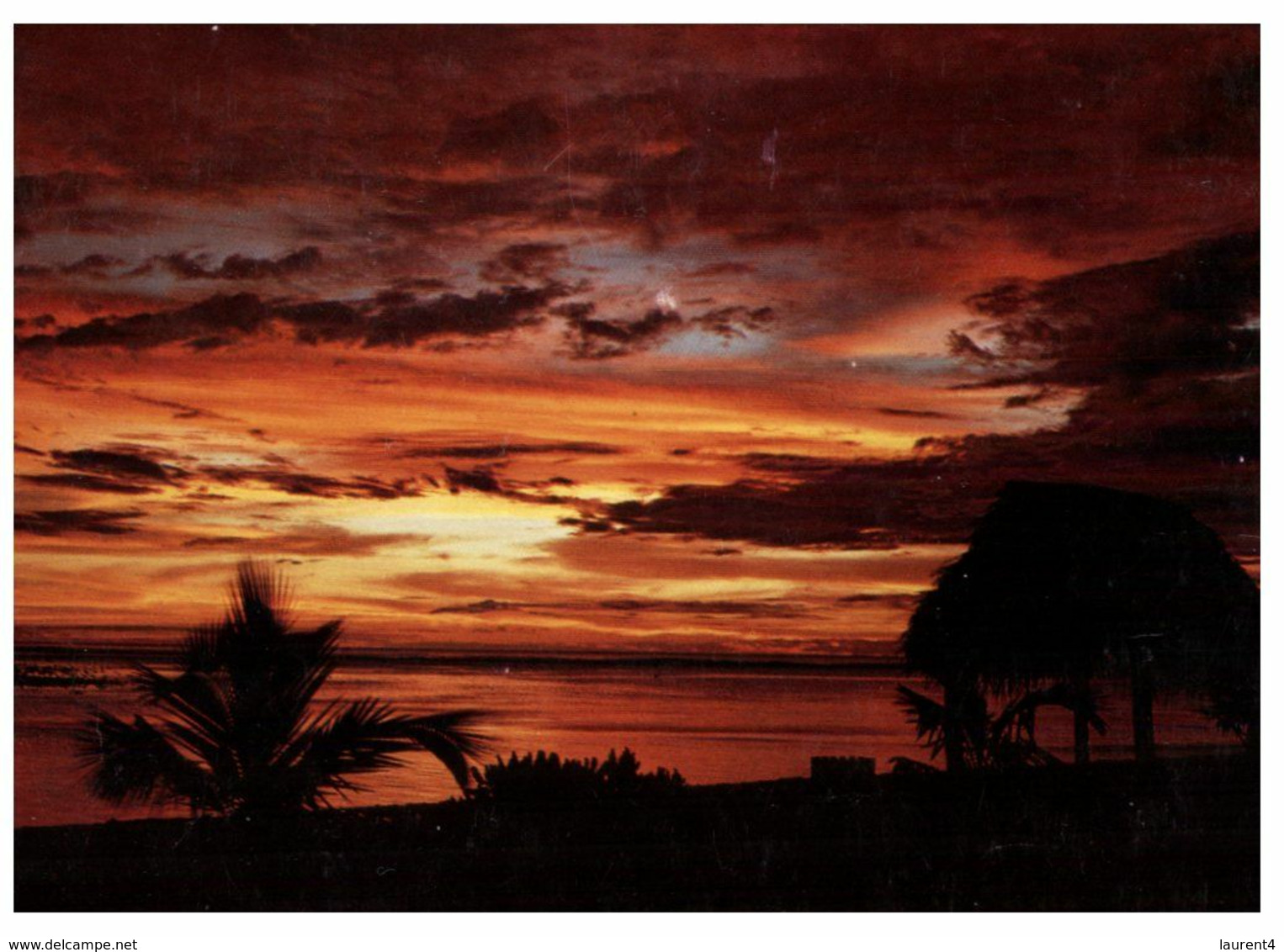 (N 3) Cook Island Sunset (with Stamps) - Cook Islands