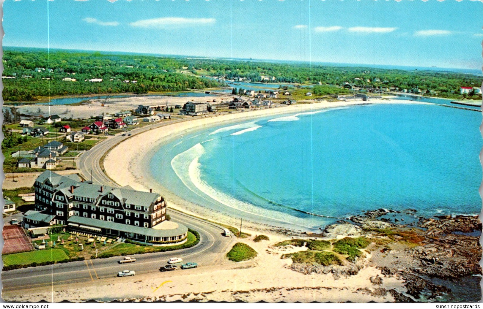 Maine Kennebunk Beach Aerial View - Kennebunkport